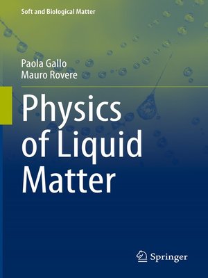 cover image of Physics of Liquid Matter
